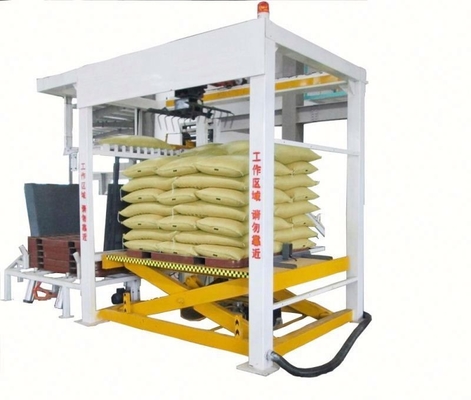 Anpassungsfähiger und automatischer Futterpalletisierer für Beutelanlagen 4100mm*1600mm*1450mm