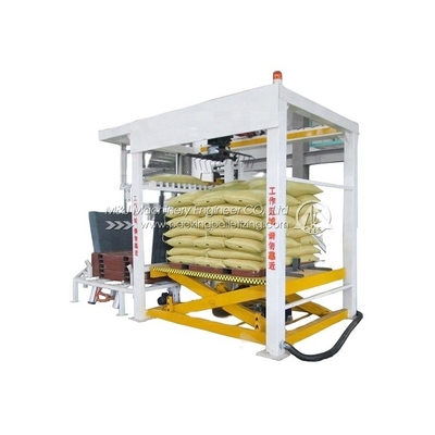 1200 kg Folienverpackung Typ Automatischer Zementbeutel Hochleistungs-Palletizer-Robotermaschine