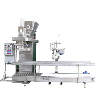 Halbautomatische 25-50kg Sack Milch/Weizenmehl/Kakao/Waschpulver Verpackungsfüllmaschine