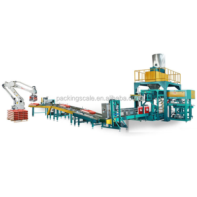 Automatische Multifunktions-Palletiermaschine für das Wiegen und Verpacken