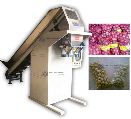 Gewichtung Verpackung Nähgeräte Maschenbeutel Zwiebelverpackungsmaschine 5kg 10kg für Zwiebel