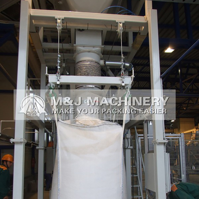 Einfache Bedienung PLC-System 1 Tonne Zement Big Bag Füllmaschine für die Genauigkeit Füllung