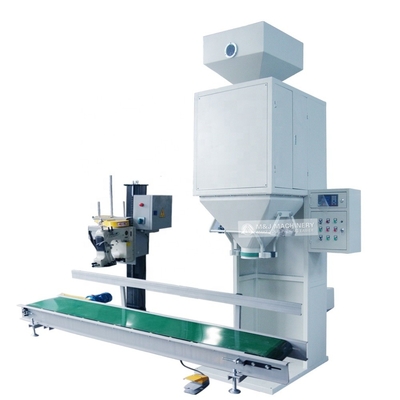 Bequeme mobile Holzpelletsäckmaschine für 25kg 50kg 100kg 3000*900*2800mm