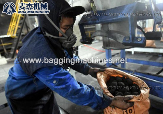 25 kg 50 kg Kohleverpackungsmaschine mit benutzerfreundlichen Bedienelementen und 2,2 kW Leistung