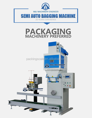 Semi-Auto 50kg Beutel Verpackungsmaschine für Kompost 220V/380V 500kg