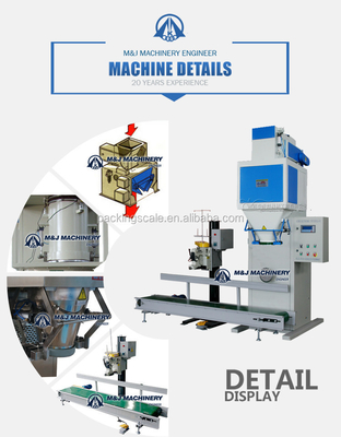 Semi-Auto 50kg Beutel Verpackungsmaschine für Kompost 220V/380V 500kg