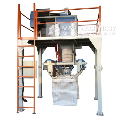 Nahrungsmittel 500 Kg 1000 Kg 1500 Kg 1 Tonne 2 Tonnen Salz Jumbo-Tasche Großer Sack Füllmaschine Massensack Verpackungsmaschine
