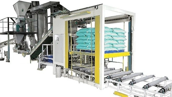Automatische Verpackungsbeutelmaschine mit automatischem Paletten-System