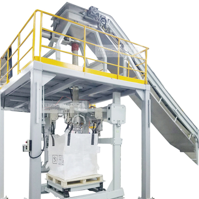 500 kg 1 Tonne große Tasche Verpackungsmaschine für Düngemittelpulver, um Kundenanforderungen zu erfüllen