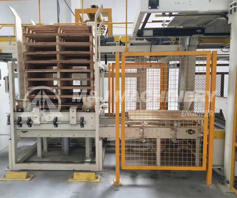 Vollautomatische Maschine zum Verpacken und Palettieren von Mehl 2500 kg