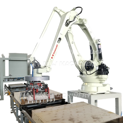 Vollautomatische Maschine zum Verpacken und Palettieren von Mehl 2500 kg