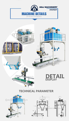 Grobes Aggregat Bagger 25kg 50kg 50kg Beutel Verpackungsmaschine Erweiterte Verpackungslösung