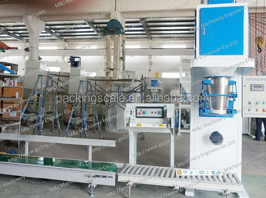 Hundefutterverpackungslinie für 3-20 kg PP-Gewebe, angetrieben durch elektrische Pneumatiksysteme