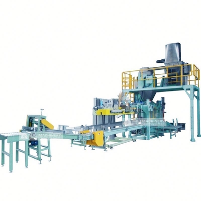 Genaue 2500kg Düngemittelbeutelmaschine zum Wiegen und Palettieren