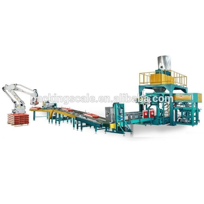 Genaue 2500kg Düngemittelbeutelmaschine zum Wiegen und Palettieren