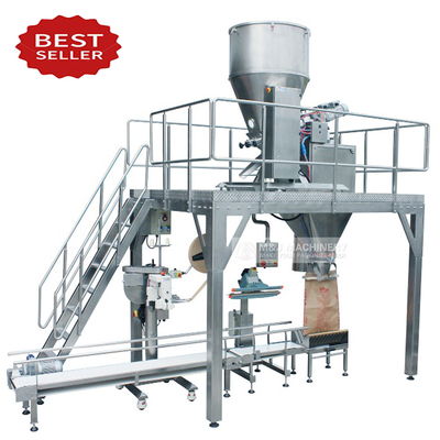 Verpackungsart mit Beutel Halbautomatische 5 kg 50 kg Reisverpackungsmaschine für offene Portbeutel