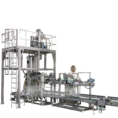 Genauigkeit Automatische Verpackungsmaschine zum Abwägen von Kohlenstoffpulver für Fassverpackungen