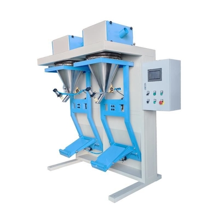 Elektrisch angetriebene, aufrecht stehende Beutelverpackungsmaschine für die Füllung von 25 kg und 50 kg Kunststoffkorn