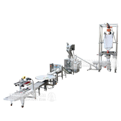 Elektrisch angetriebene vollautomatische Reiskornverpackungsmaschine für gepackte Lebensmittel 100-2000g