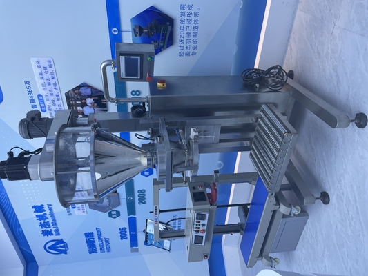 220V Halbautomatischer Mehlpulver-Auger-Füllstoff für vorgefertigte Liner-Plastiktütenversiegelungsmaschine