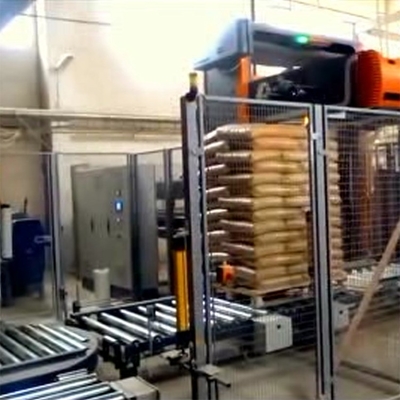 Einfache Bedienung Pulverbeutel Automatischer Palletizer für anpassbare Verpackungslinie