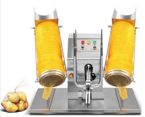 Doppelfutternetz Gemüseverpackungsmaschine mit 10 kg Gewicht und schneller Verpackungsgeschwindigkeit