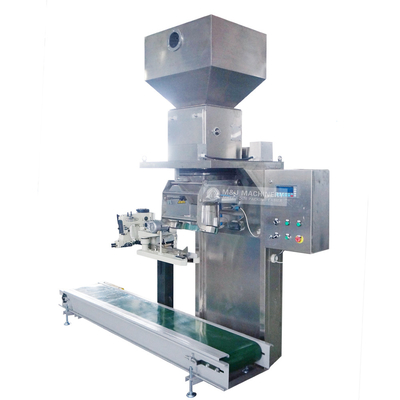 Elektrisch angetriebene 25 kg Getreidewiegende Füllverpackungsmaschine für die Produktion von Lebensmitteln und Getränken
