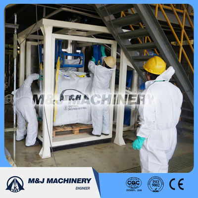 Sanitärdesign Halbautomatischer 1500kg-Großbeutel-Ausladen mit Verpackungsmaterial Papier