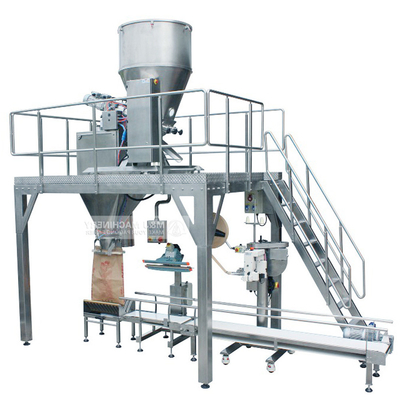 20-50 kg Säcke Reis-Husk-Platten Verpackungsmaschine Saatgut Verpackungsmaschine 5 Säcke/min