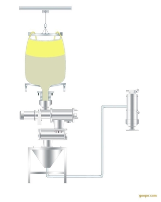 1.2kw elektrisch angetriebenes Jumbo-Bag-Entladesystem für die chemische Industrie